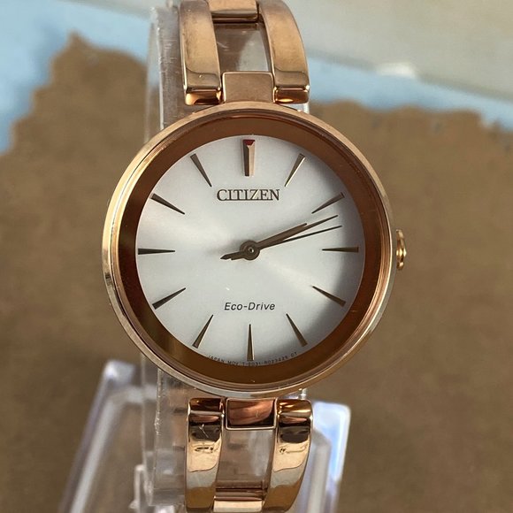 Citizen Rose Gold Stainless Steel Dress Watch